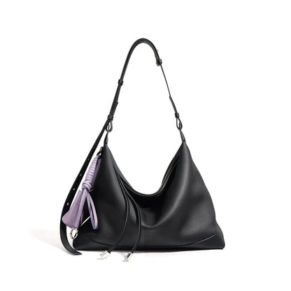 Premium Genuine Leather Chic Designer Tote and Small Purse Set