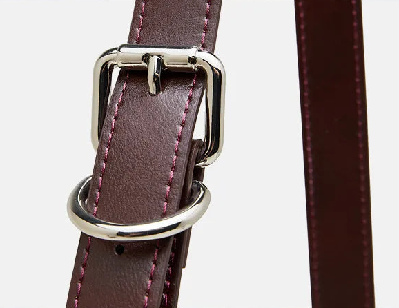 Aura Genuine Leather Milano Curved Shoulder Bag