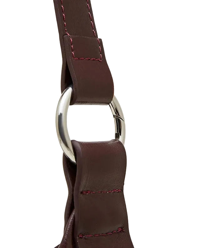 Aura Genuine Leather Milano Curved Shoulder Bag