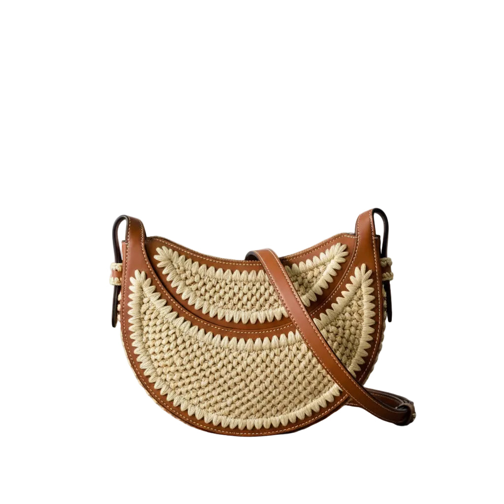 Luxury Crescent Saddle Handbag