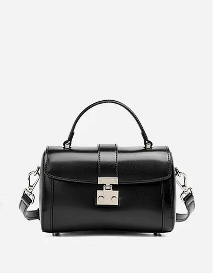 Verona Genuine Leather Flap Top Structured Crossbody