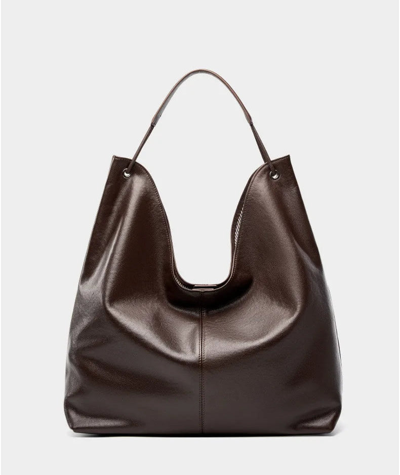 Premium Genuine Leather Chic Multi-Way Underarm Purse