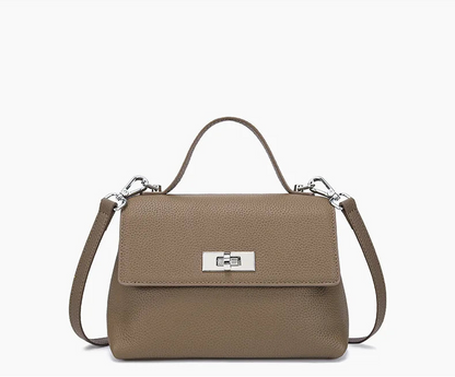 Aura Genuine Leather Minimalist Statement Bag