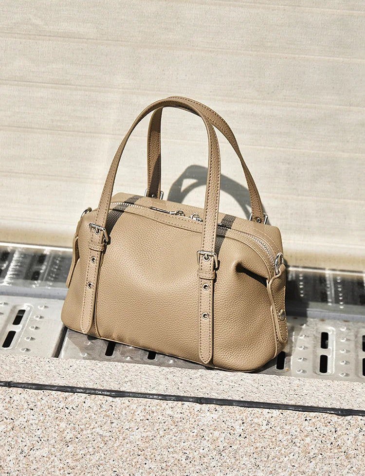 Elysian Genuine Leather Convertible Mini Satchel