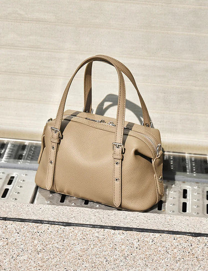Elysian Genuine Leather Convertible Mini Satchel