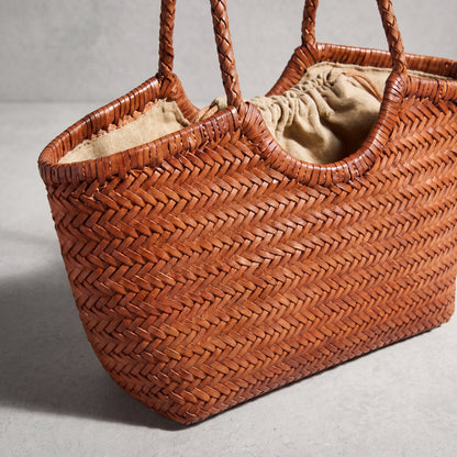 Genuine Leather Handwoven Luxury Beach Tote Bag