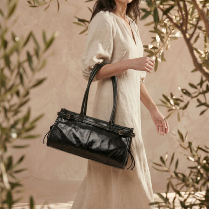 Elegant Genuine Leather Casual Shoulder Bag