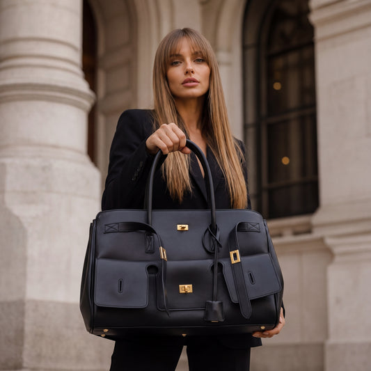 Genuine Leather The Daily Grand Tote