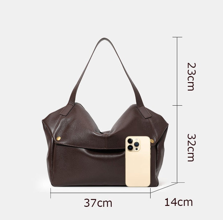 Multi-Way Everyday Leather Crossbody Bag