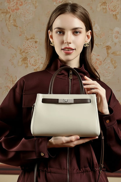 Designer Genuine Leather Versatile Shoulder Bag