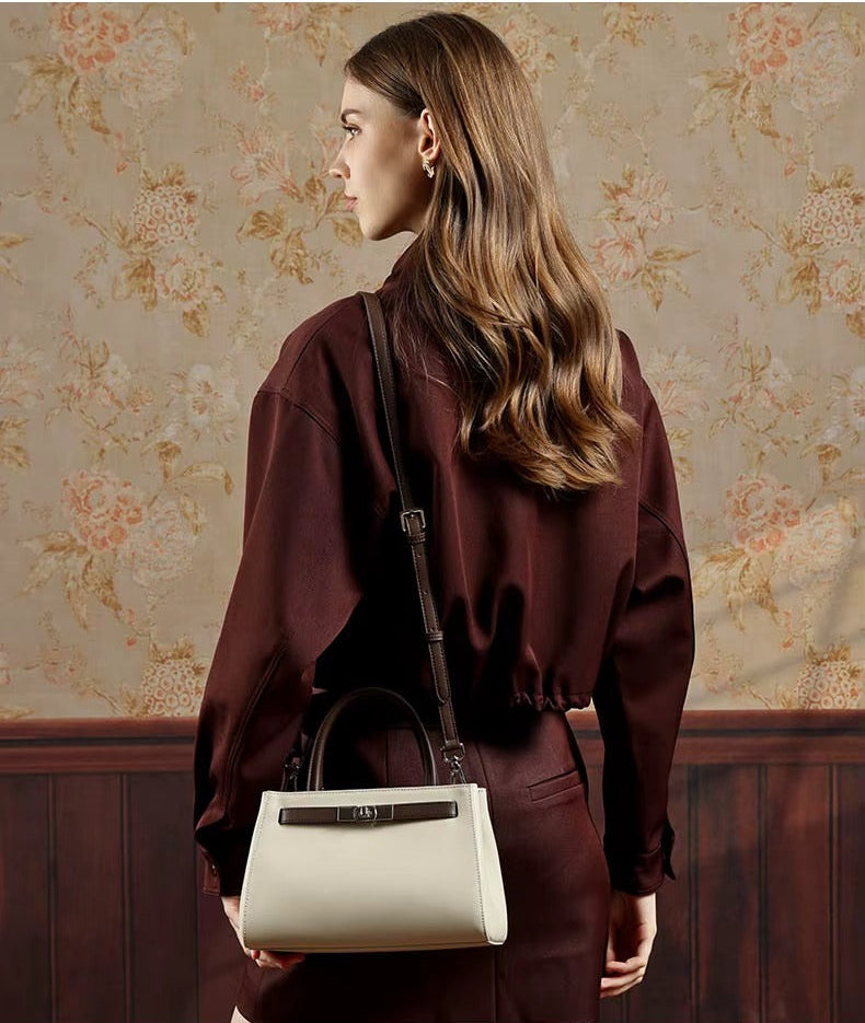 Designer Genuine Leather Versatile Shoulder Bag
