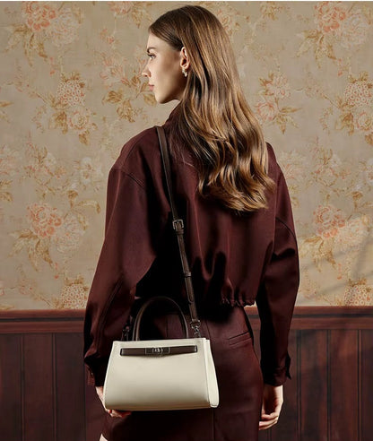 Designer Genuine Leather Versatile Shoulder Bag