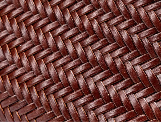 Genuine Leather Handwoven Luxury Beach Tote Bag