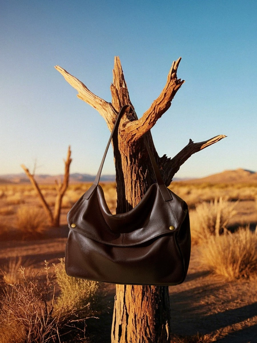 Multi-Way Everyday Leather Crossbody Bag