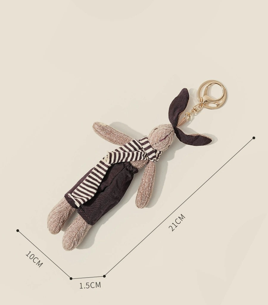 Cute Knitted Rabbit Bag Charm