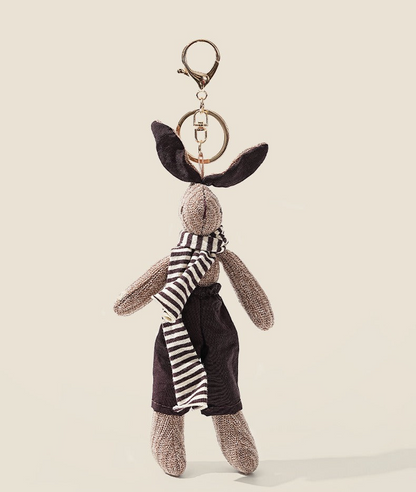 Cute Knitted Rabbit Bag Charm