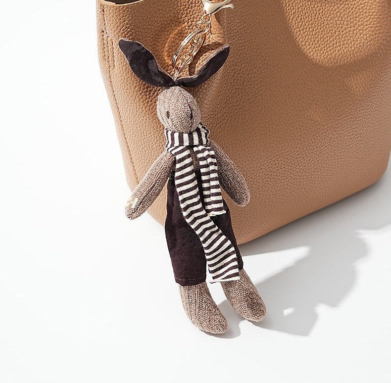 Cute Knitted Rabbit Bag Charm