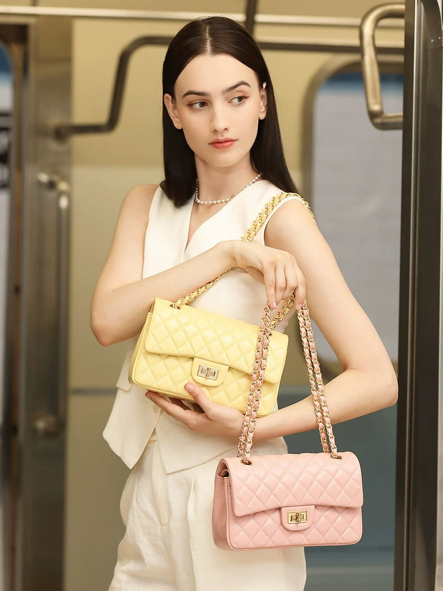 Classic Quilted Leather Chain Bag
