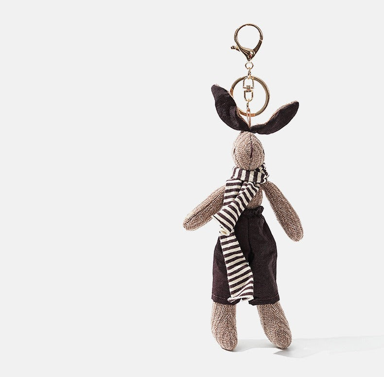 Cute Knitted Rabbit Bag Charm