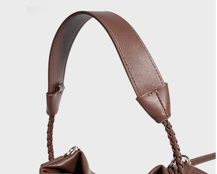 Slouchy Drawstring Hobo Shoulder Bag