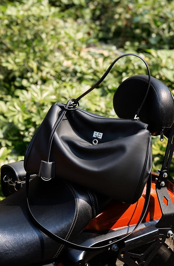 Minimalist Leather Satchel Bag