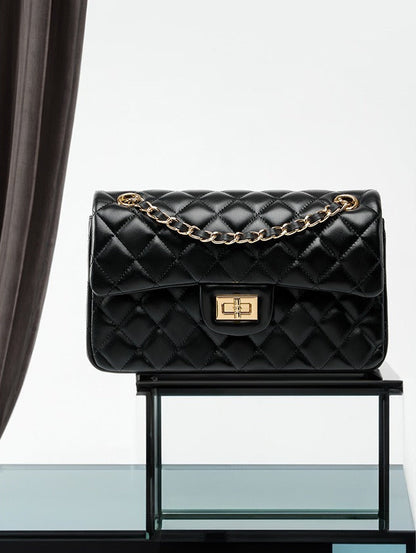 Classic Quilted Leather Chain Bag