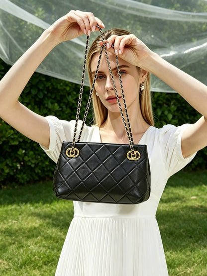 Classic Quilted Lambskin Chain Bag