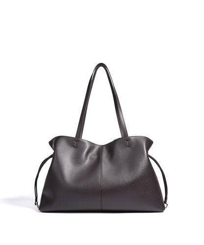 Large Suede Tote with Mini Pouch