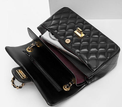 Classic Quilted Leather Chain Bag