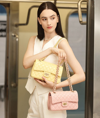Classic Quilted Leather Chain Bag
