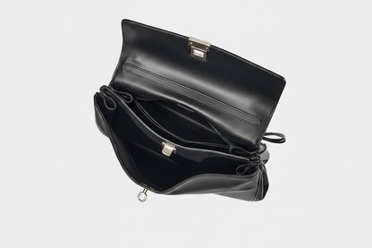 Minimalist Leather Satchel Bag