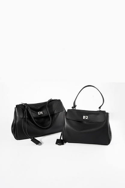 Minimalist Leather Satchel Bag
