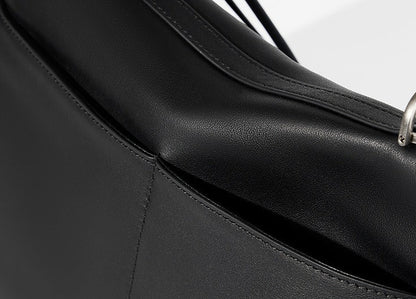 Minimalist Leather Satchel Bag