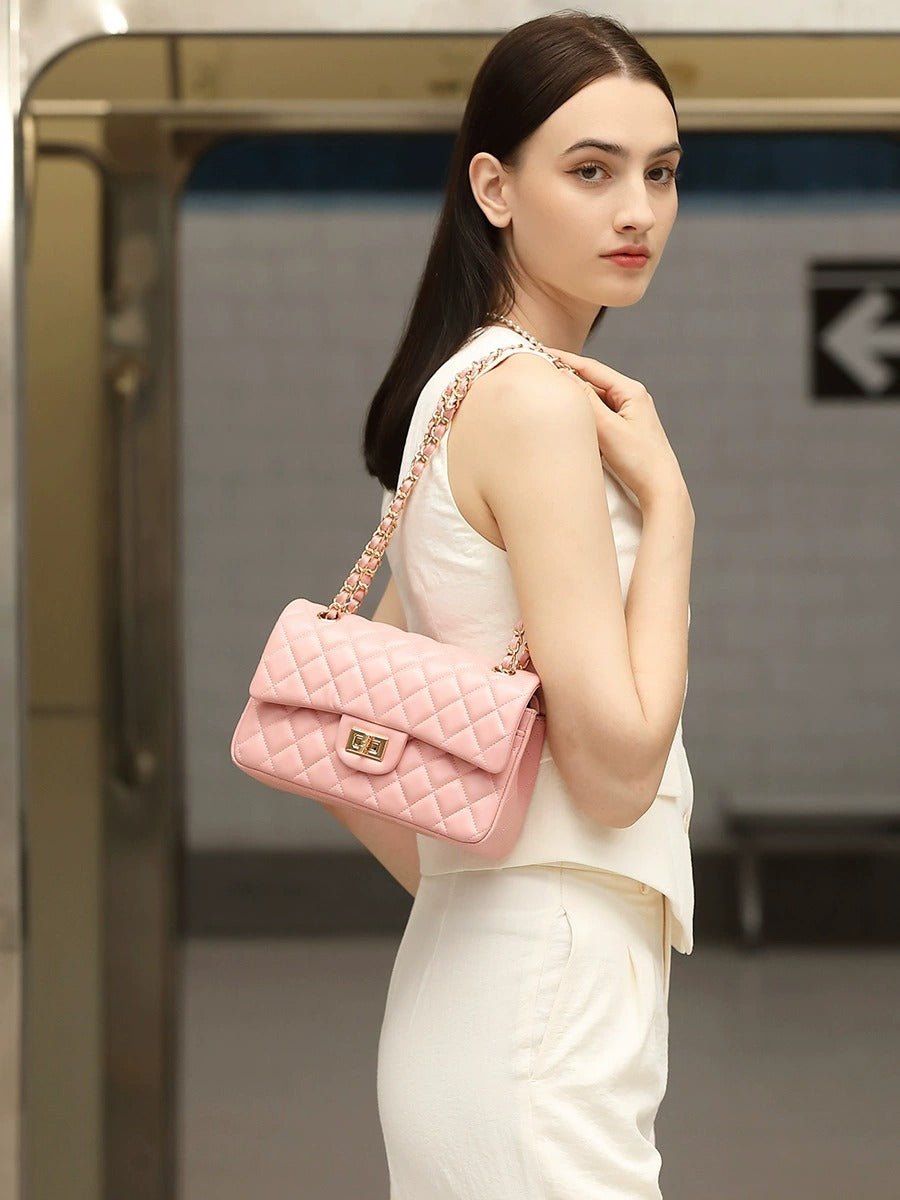 Classic Quilted Leather Chain Bag