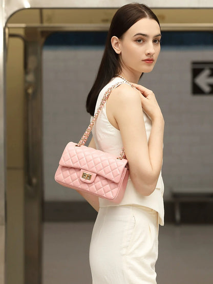 Classic Quilted Leather Chain Bag