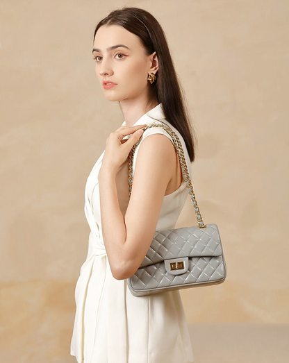 Classic Quilted Leather Chain Bag