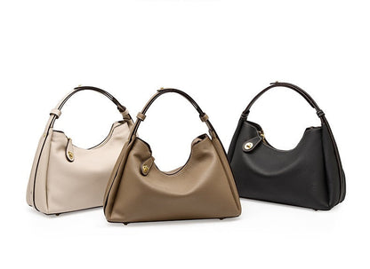 Casual Leather Shoulder Bag
