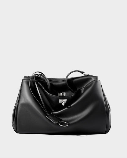 Minimalist Leather Satchel Bag