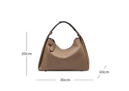Casual Leather Shoulder Bag