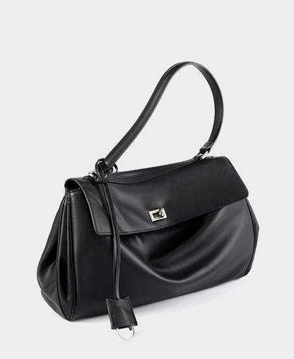 Minimalist Leather Satchel Bag