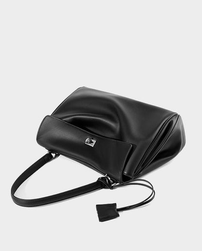 Minimalist Leather Satchel Bag