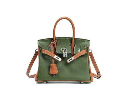 Aura Leather Structured Tote Bag