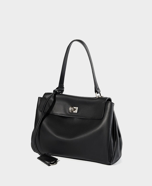 Minimalist Leather Satchel Bag