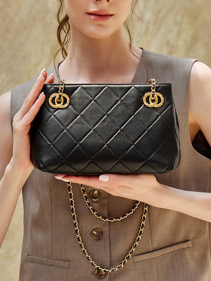 Classic Quilted Lambskin Chain Bag