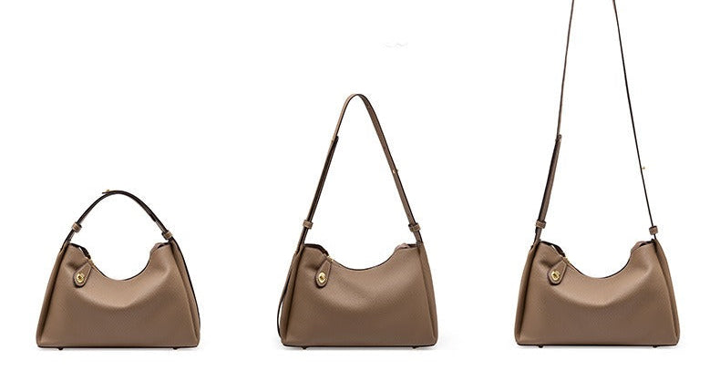 Casual Leather Shoulder Bag