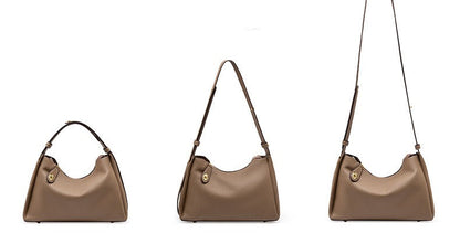 Casual Leather Shoulder Bag