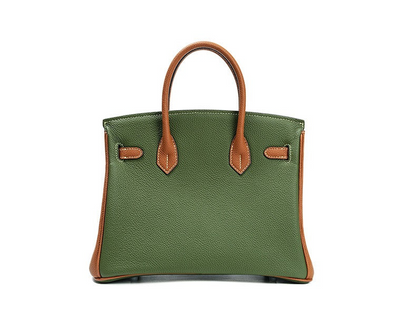 Aura Leather Structured Tote Bag