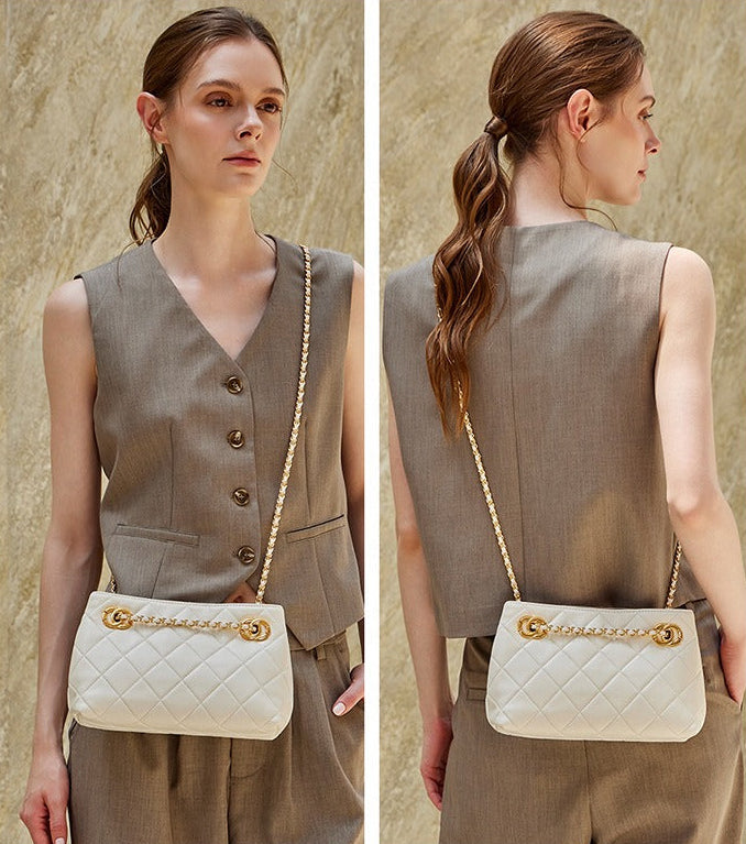 Classic Quilted Lambskin Chain Bag