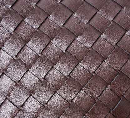 Aura Leather Woven Classic Tote Bag