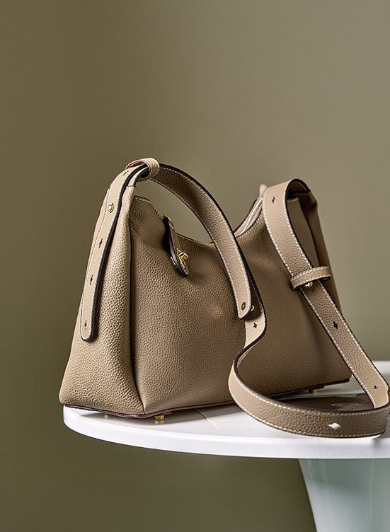 Casual Leather Shoulder Bag